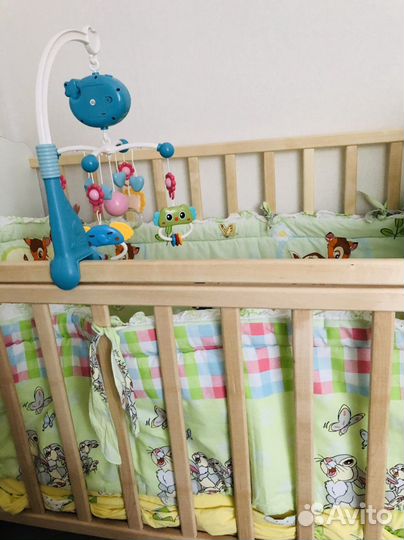 Бортики на кроватку