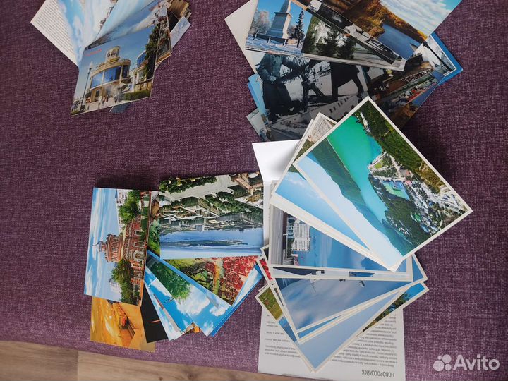 Открытки городов Волгоград,Новороссийск,Тобольск,Р