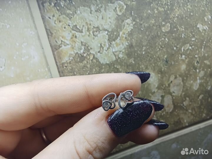 Серебряные серьги