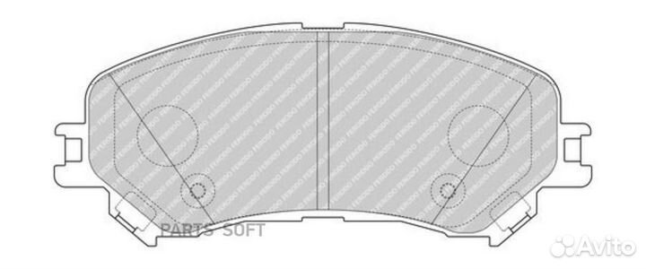 Ferodo FDB4869 FDB4869 колодки дисковые передние\