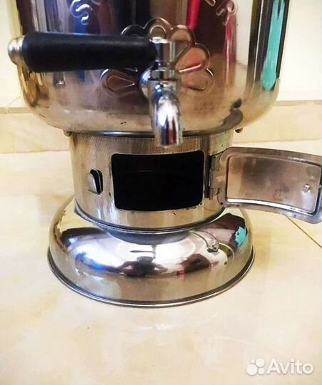 Самовар на дровах нержавейка из Турции