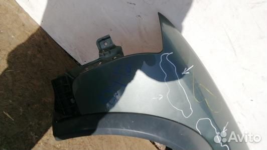 Крыло переднее левое audi A6 C5 Allroad (83Y12D901