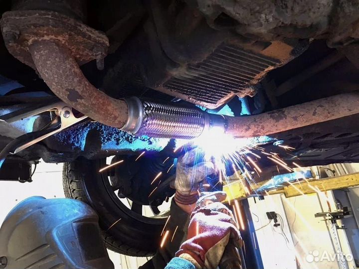 Ремонт выхлопной системы, глушителя