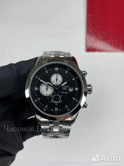 Часы Tissot PRS 200 хронограф 43мм