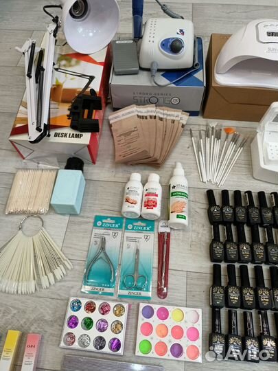 Набор для маникюра с аппаратом strong и сухожар