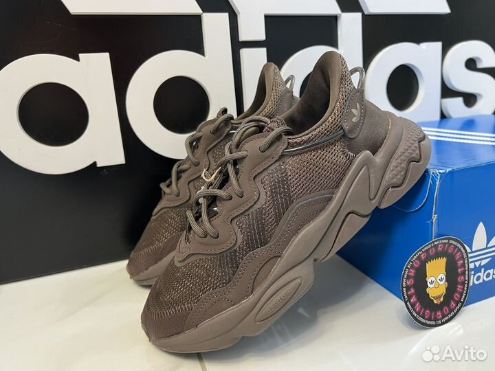 Кроссовки adidas ozweego brown оригинал новые