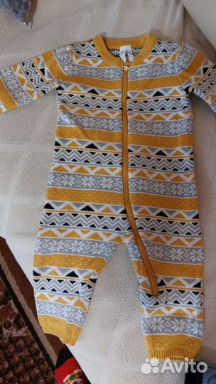 Комбинезон вязаный р.80