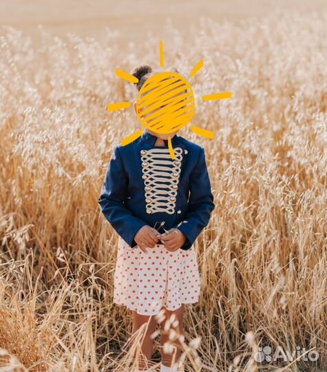 Сюртук пиджак жакет для девочки