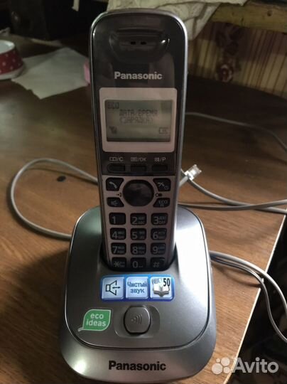 Panasonic домашний телефон беспроводной