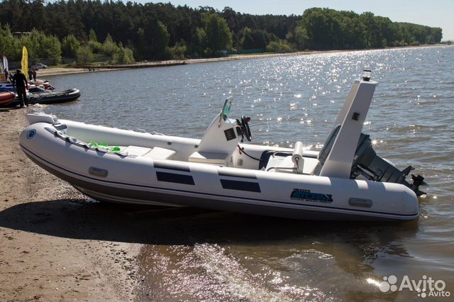 Лодка RIB Stormline Luxe 450 белая