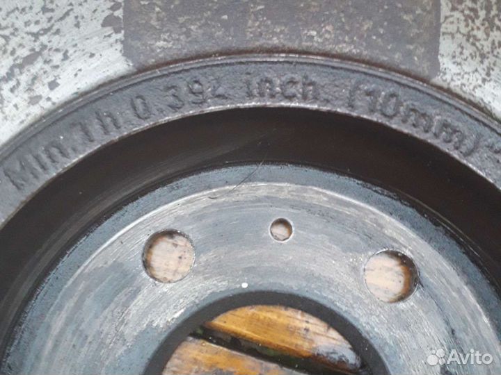 Диск тормозной задний Audi A4