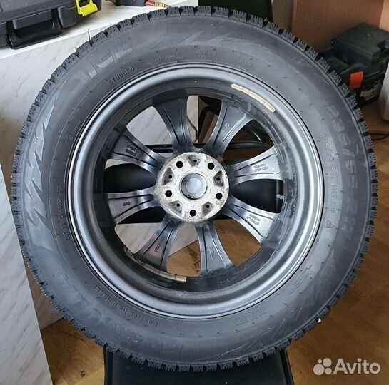 Колеса r17 5x114.3 с резиной 235/55 шипы