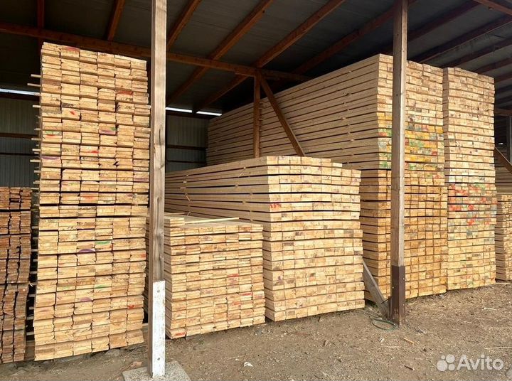 Доска обрезная 50x150x3м