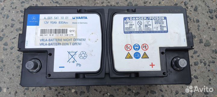 Аккумулятор Mercedes А0055411001 varta