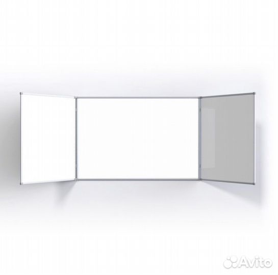 Магнитно маркерная доска 3-х секционная