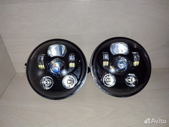 LED Лед фары 2106, bmw мотоциклы. 5.75 дюймов тип2