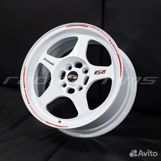 Zoomer FF01 15x7 4x100 White + Milling Spoke 4.7кг