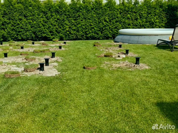 Винтовые сваи + монтаж