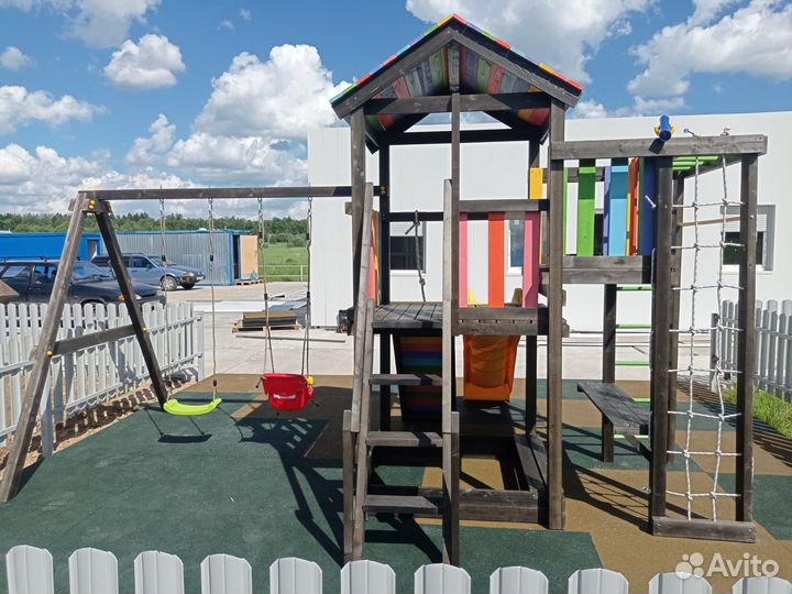 Игровые деревянные площадки