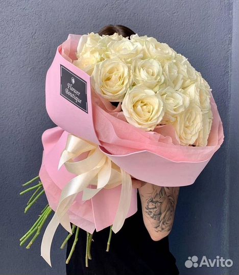 Цветы розы пионы