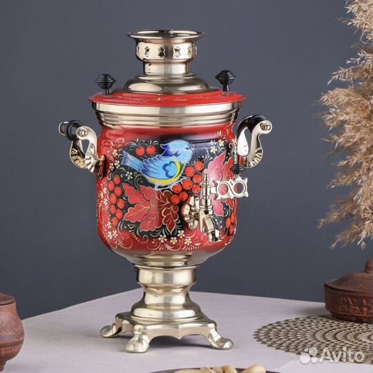 Самовар Рябинка 3 л