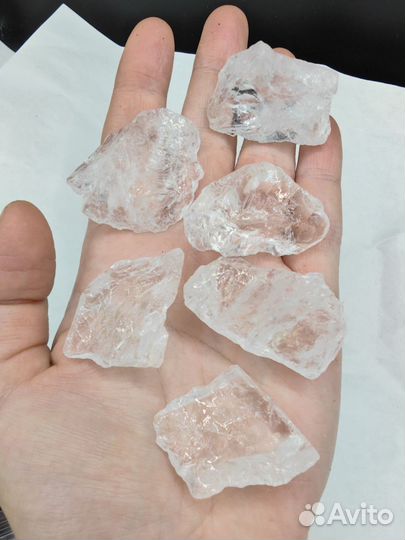 Горный хрусталь цена за 6 шт необработанный