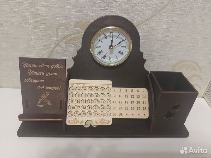 Органайзер для канцелярии деревянный