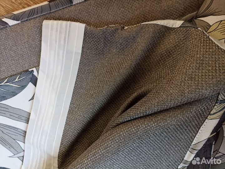 Шторы новые рогожка (150*270-2 шт)