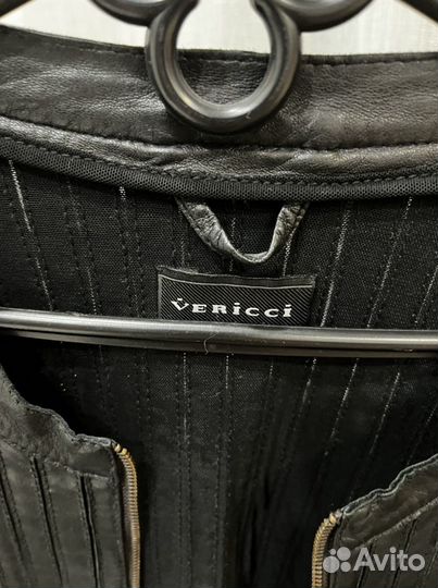 Куртка кожаная женская vericci, 42 размер