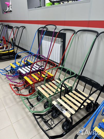 Санки Nika Тимка 5 универсал разных цветов детские