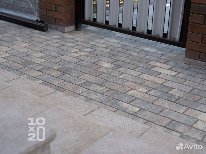 Тротуарная плитка, бордюры, газонная решетка