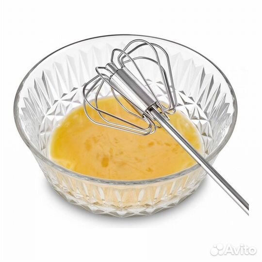 Венчик для взбивания нажимной с пружинным механизм