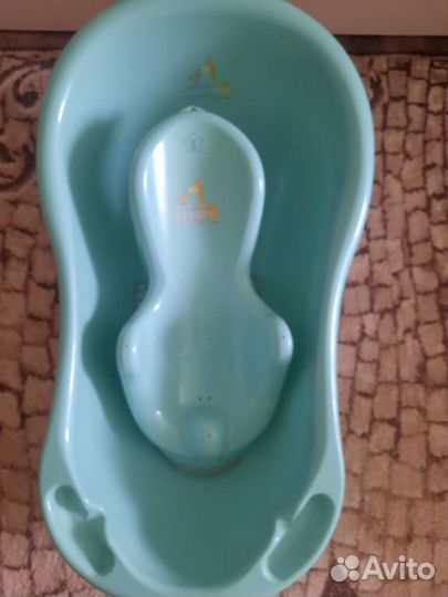 Ванночка и горка для купания