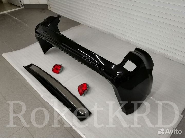 Бампер задний Toyota Land Cruiser 200 2016+