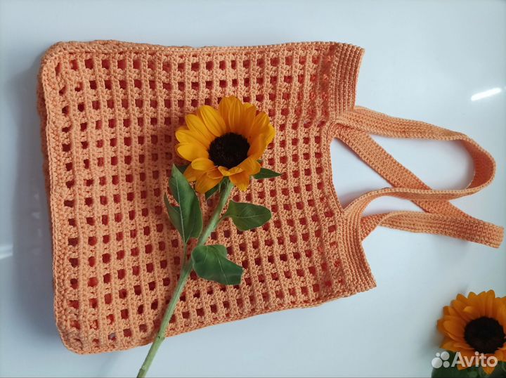 Сумка женская ручная работа вязанная