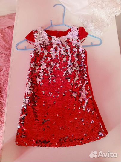 Платье для девочки праздничное 86 92