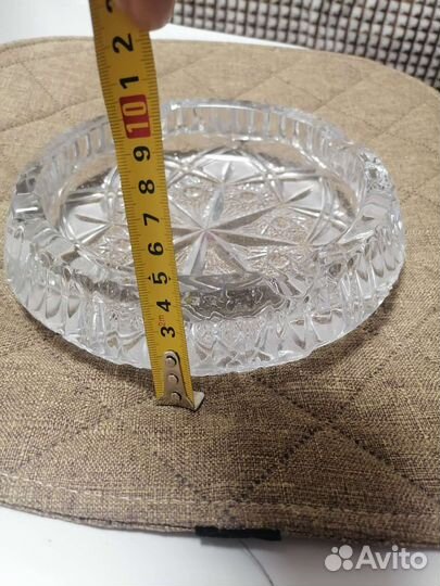 Хрустальная пепельница