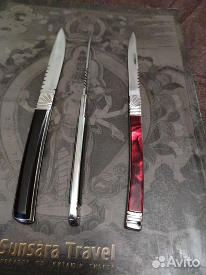 Нож складной ручной работы