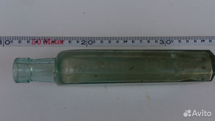 Старинная бутылочка sirop famel