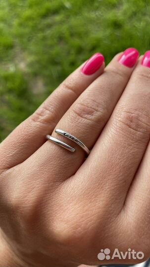 Кольцо серебро 925