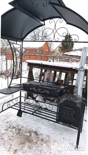 Мангал С крышей