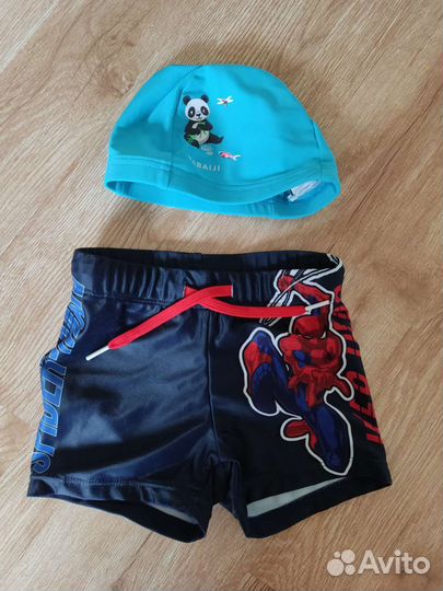 Плавки детские 98/102 + шапочка