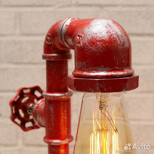 Настольная лампа в стиле лофт, индастриал, стимпан