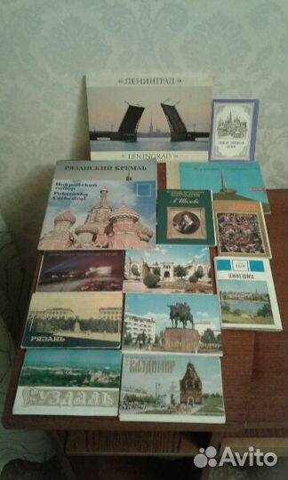 Наборы открыток и альбомов из СССР