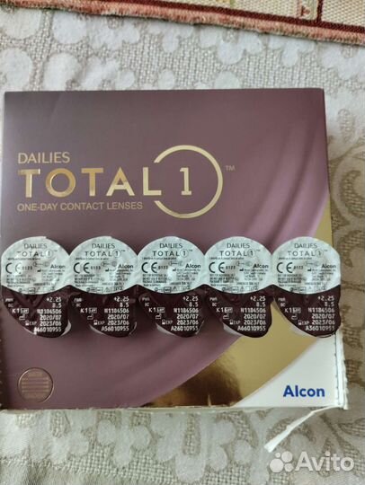 Линзы контактные однодневные