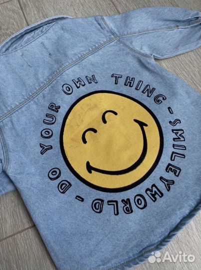 Джинсовая рубашка Zara 98 новая