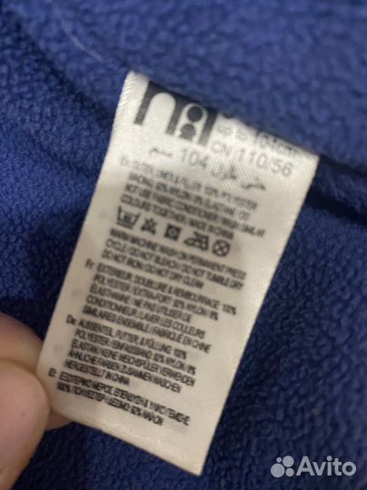 Куртка на флисе 104