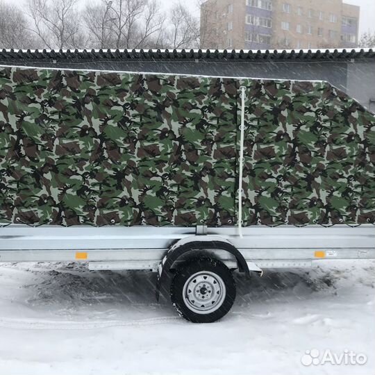 Прицеп легков. для снегохода 3,5х1,5 с тентом Аэро