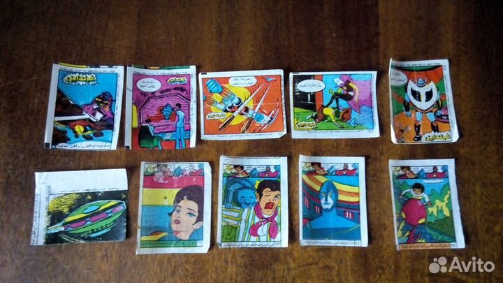 Вкладыши от жвачек 90 х