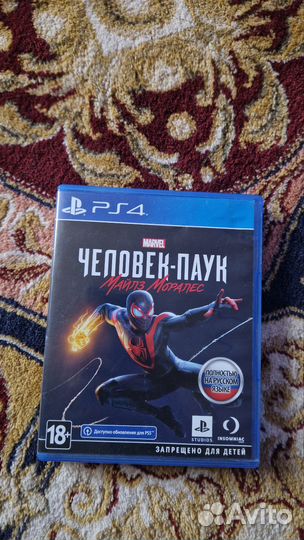 Человек паук майлз моралес ps4